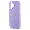 Guess GUHMP16SPSAPSMEU iPhone 16 6.1 fioletowy/purple hardcase Saffiano Peony Classic Logo MagSafe
